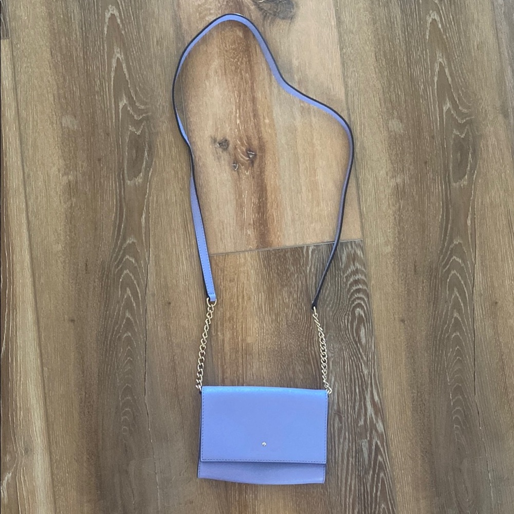 Kate Spade Cedar Street Cami Lavender and Gold Crossbody